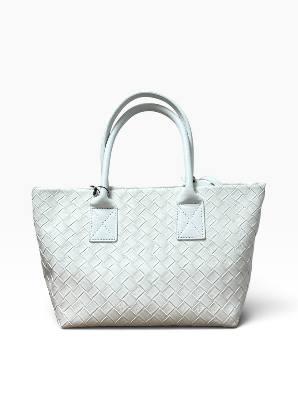 Bottega Veneta - Cabat Small Tote Bag White