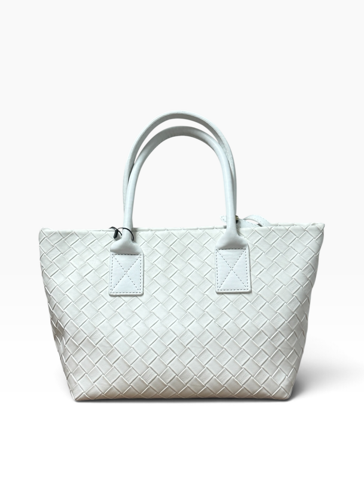Bottega Veneta - Cabat Small Tote Bag White