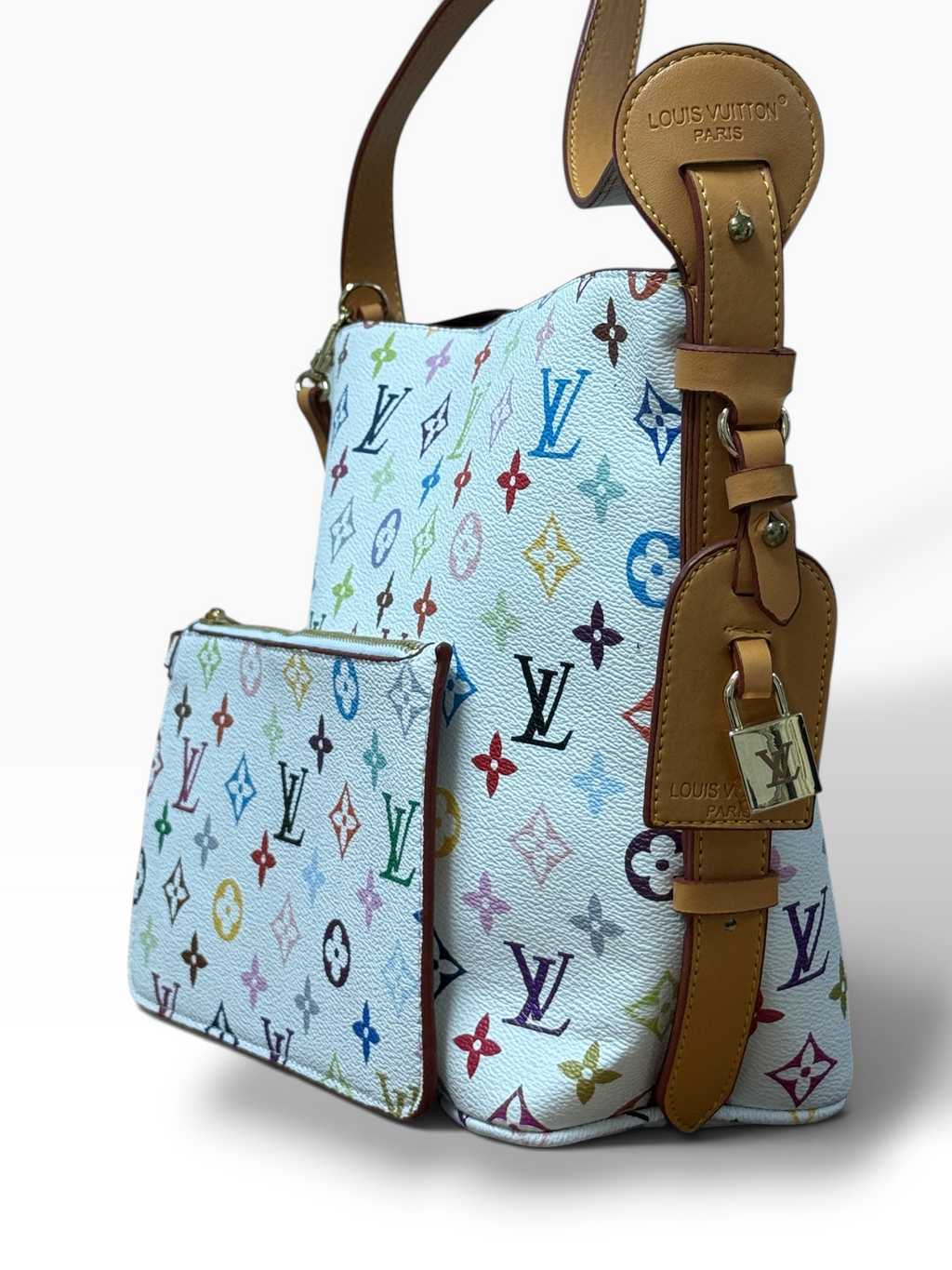 Louis Vuitton - All in MM White Colorful