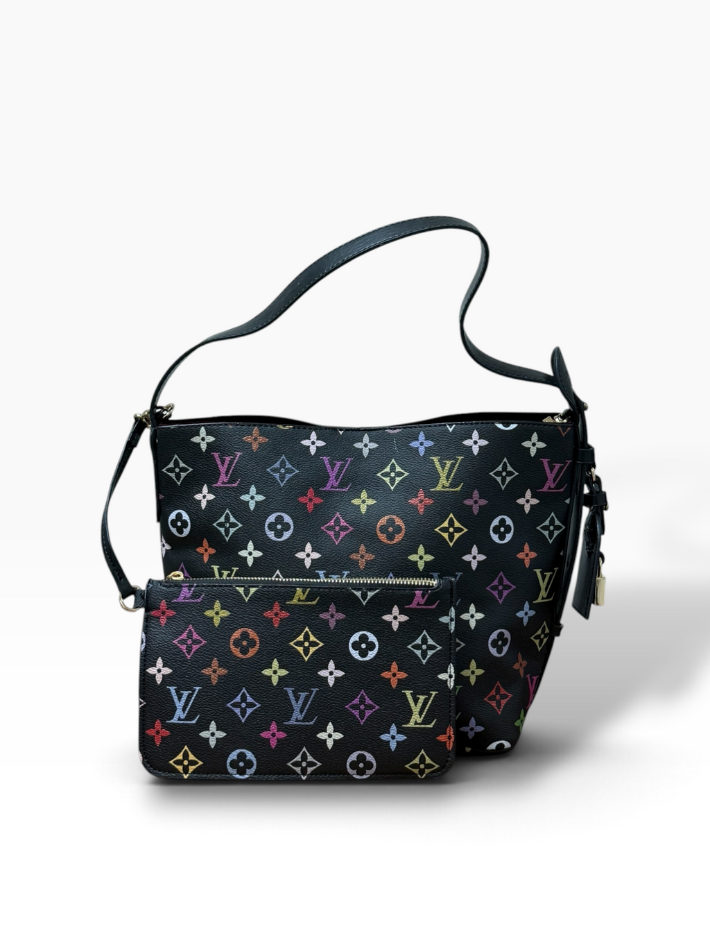 Louis Vuitton - All in MM Black Colorful
