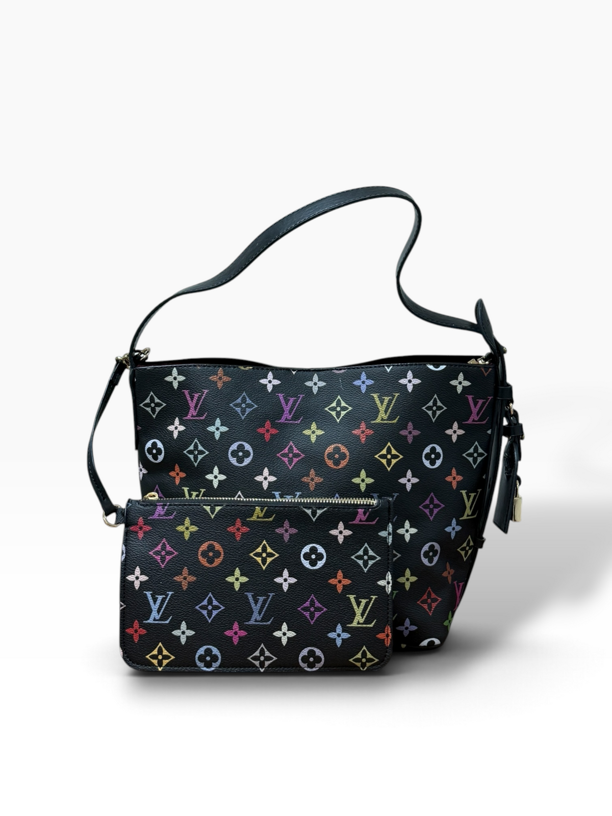 Louis Vuitton - All in MM Black Colorful