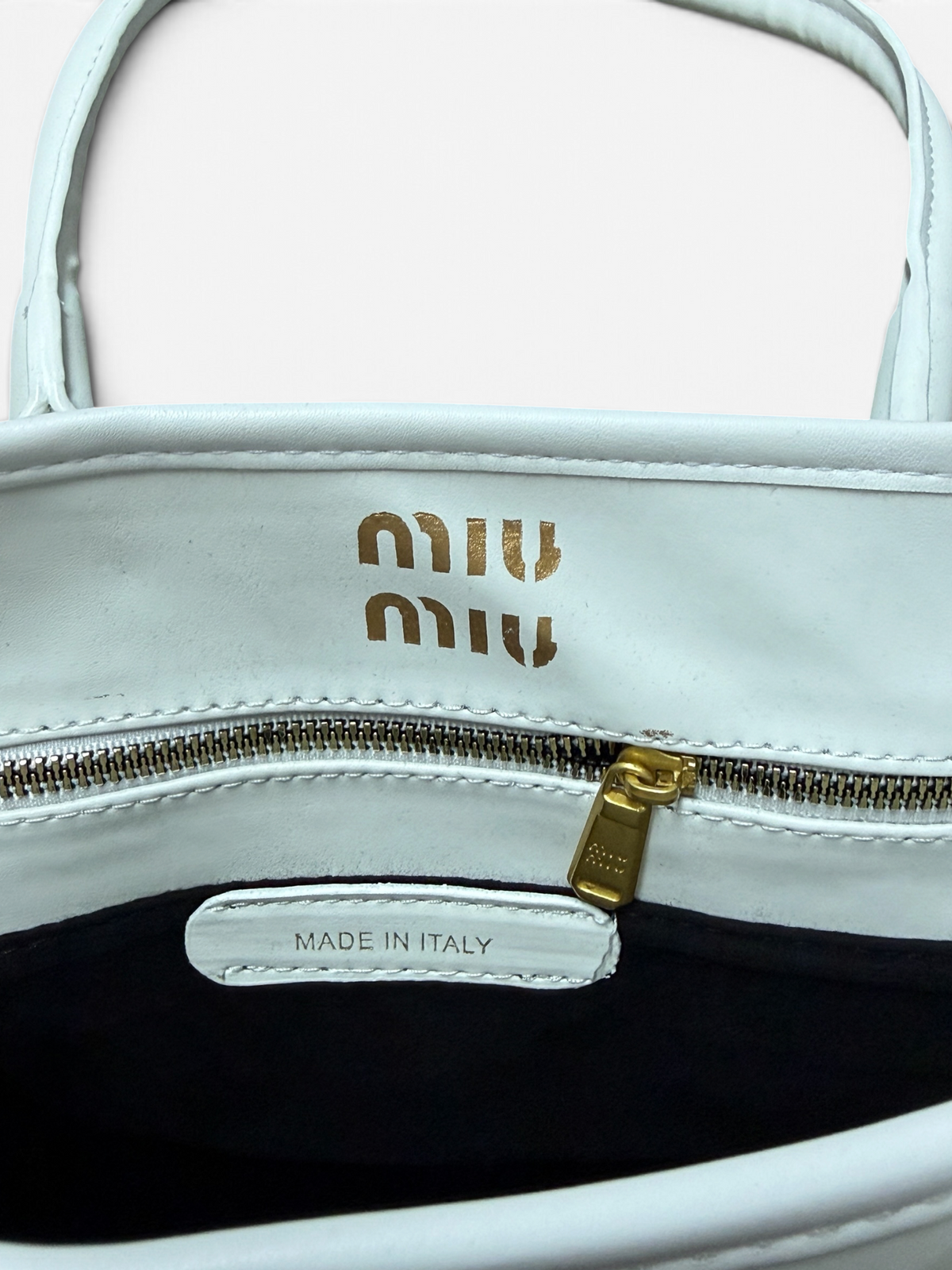 Miu Miu - Aventure Nappa Large White