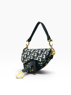 Dior - Small Saddle Dior Oblique Black