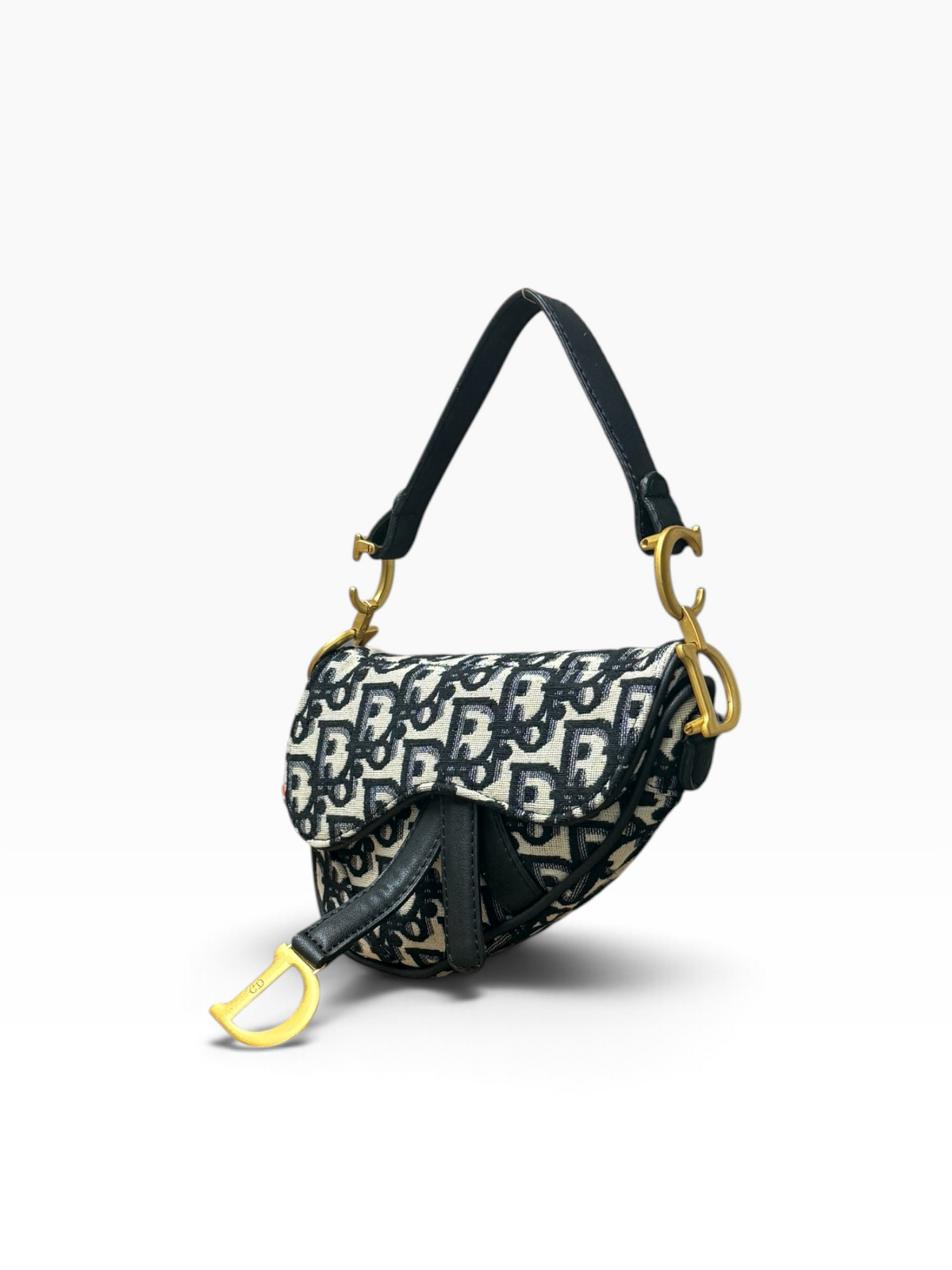 Dior - Small Saddle Dior Oblique Black