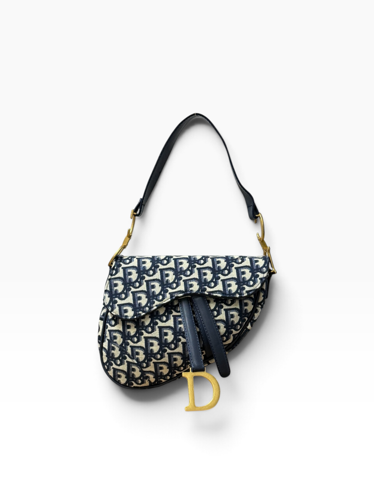 Dior - Saddle Bag Dior Oblique Blue