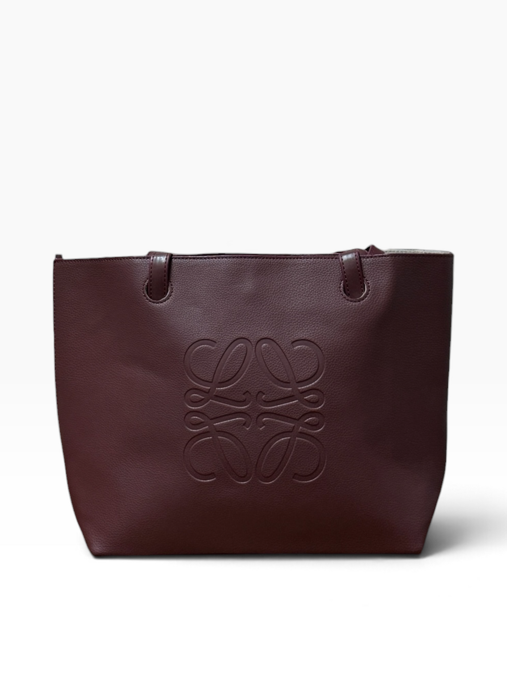 Loewe - Anagram Tote Bag Burgundy