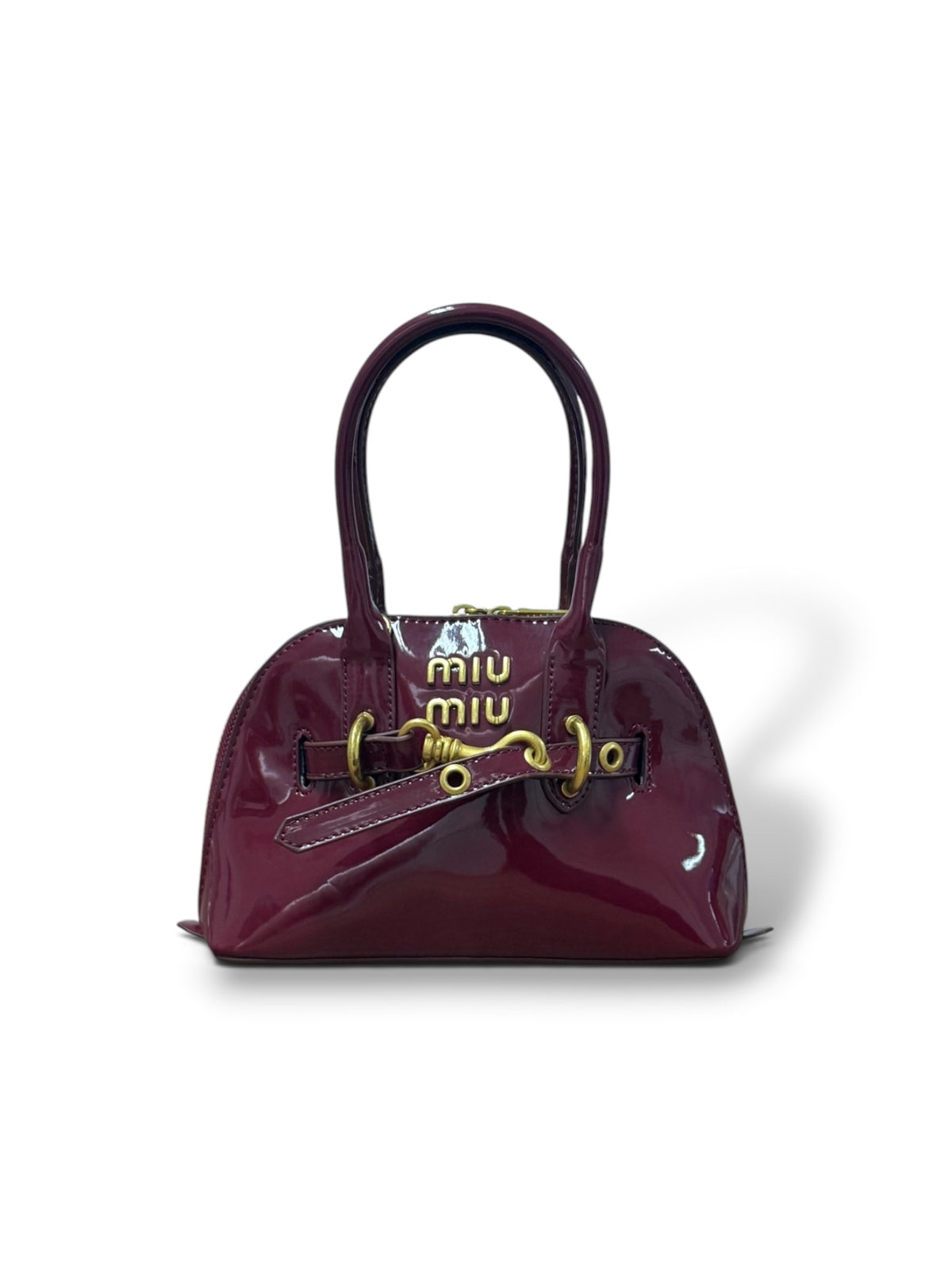 Miu Miu - Aventure Mini Nappa Burgundy