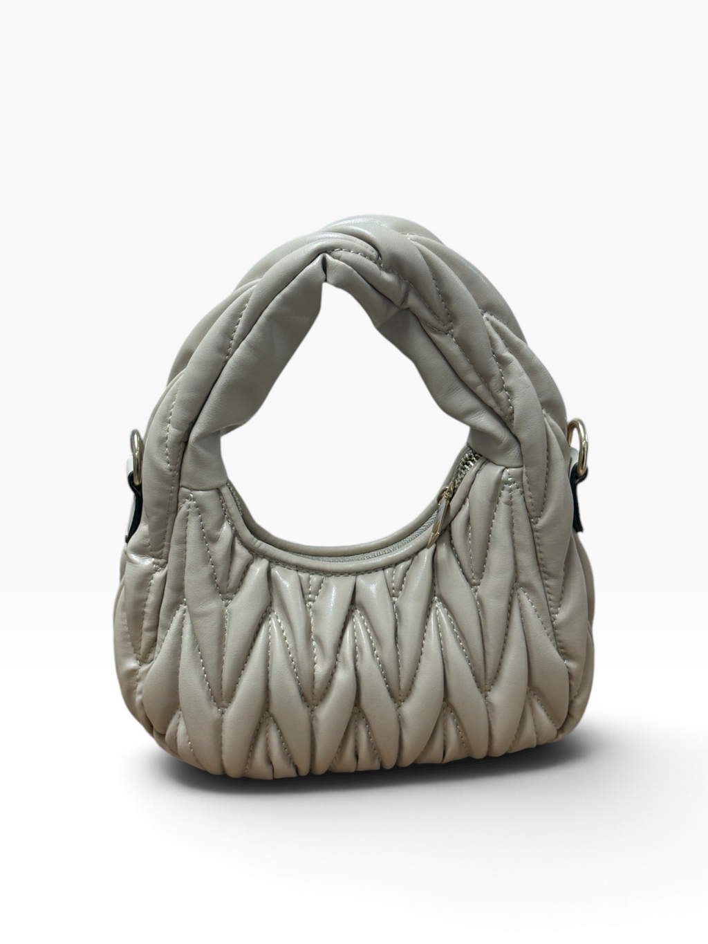 Miu Miu - Wander Matelassé Nappa Cream