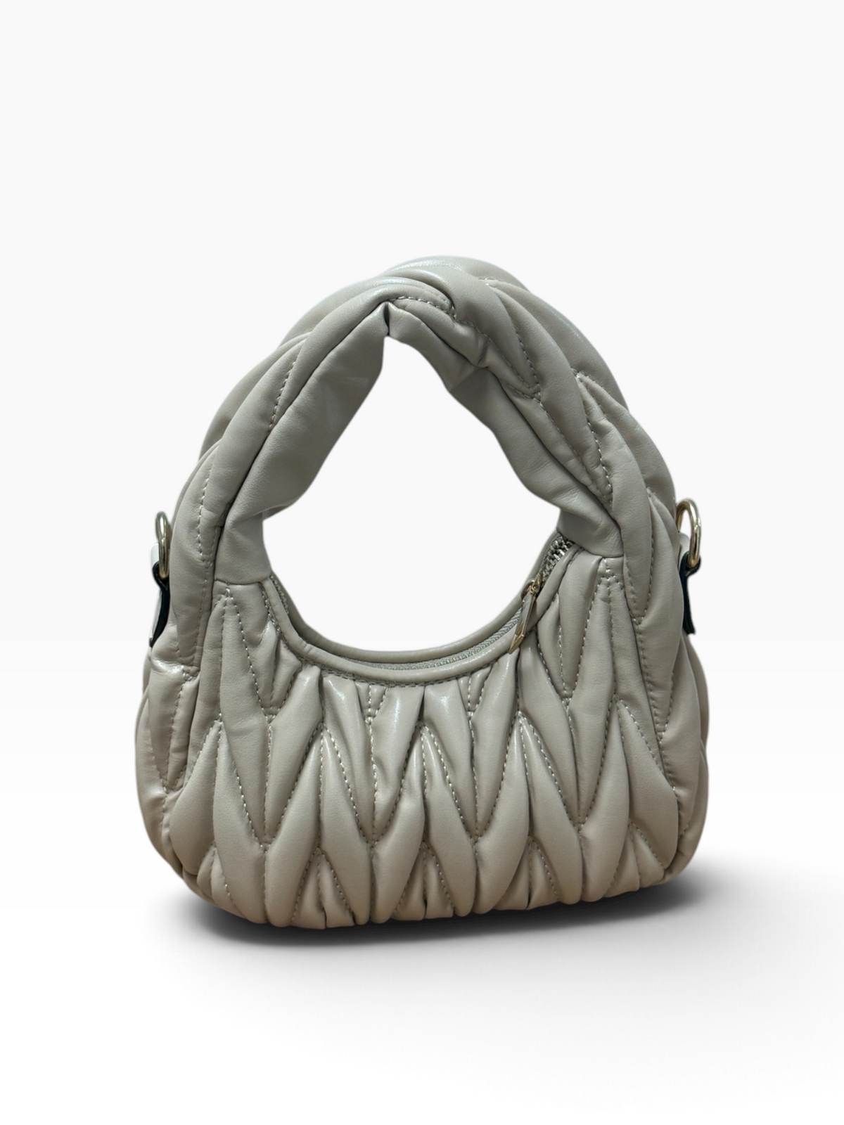 Miu Miu - Wander Matelassé Nappa Cream