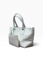 Bottega Veneta - Cabat Small Tote Bag White