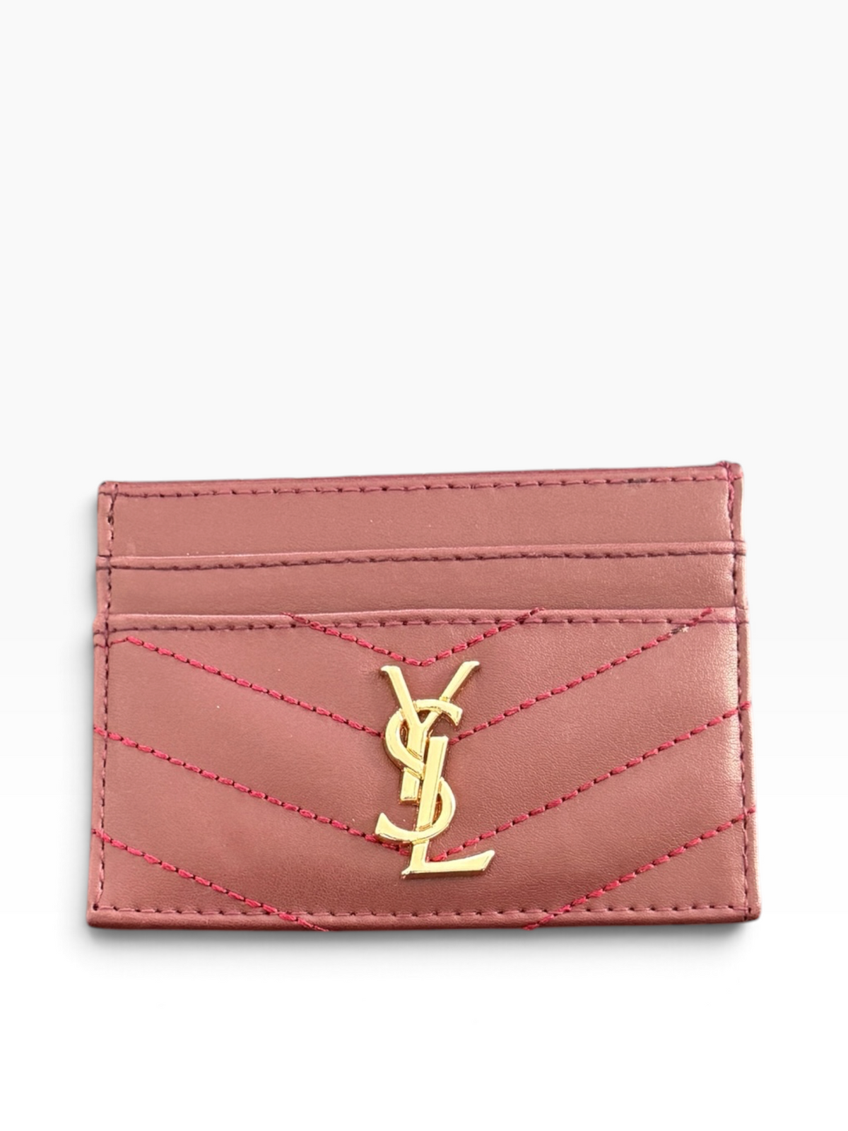 YSL - Burgundy Cardholder