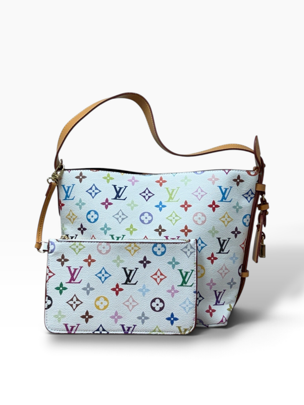 Louis Vuitton - All in MM White Colorful