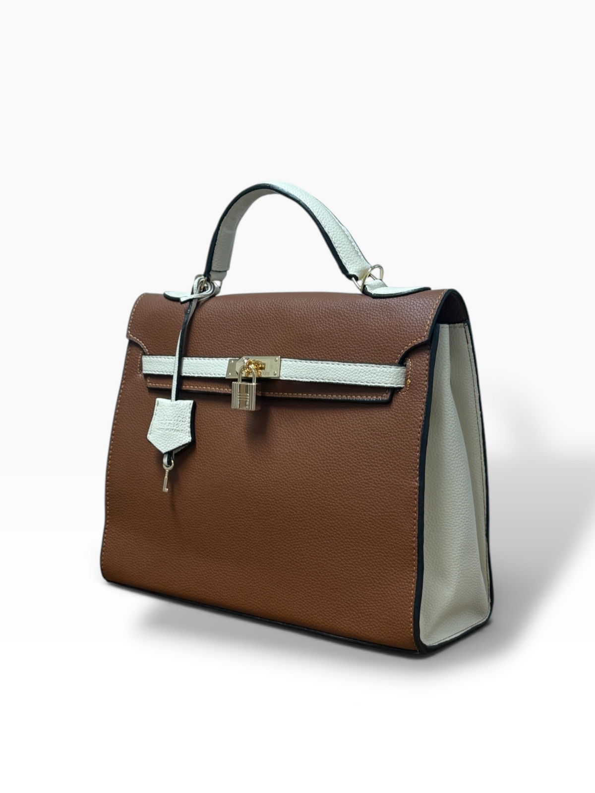 Hermes - Kelly 28 Brown/White