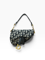 Dior - Small Saddle Dior Oblique Black