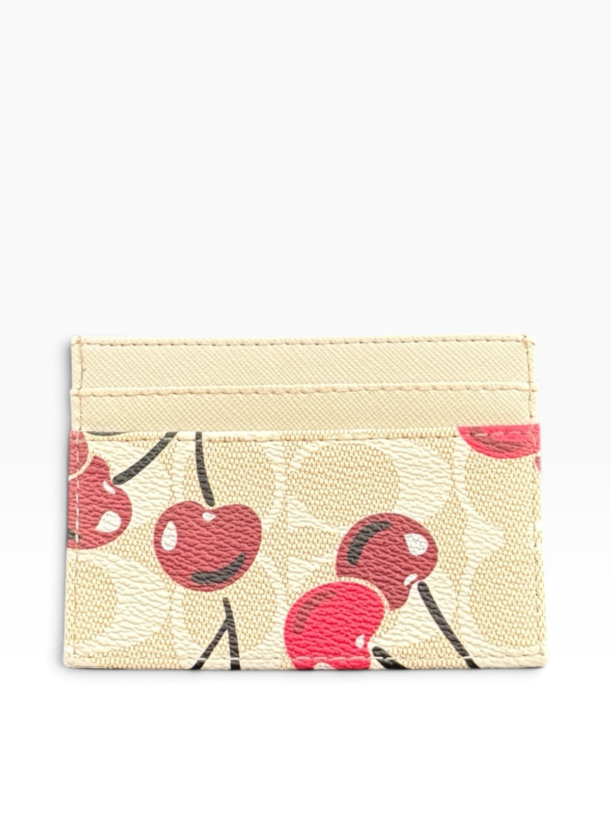 Coach - Cream Cherry Cardholder
