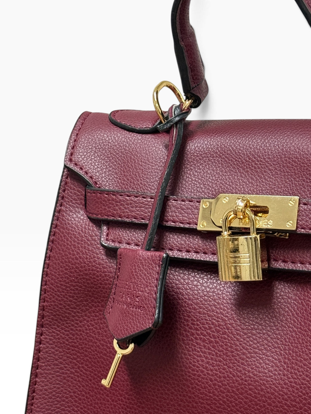 Hermes - Kelly 25 Burgundy