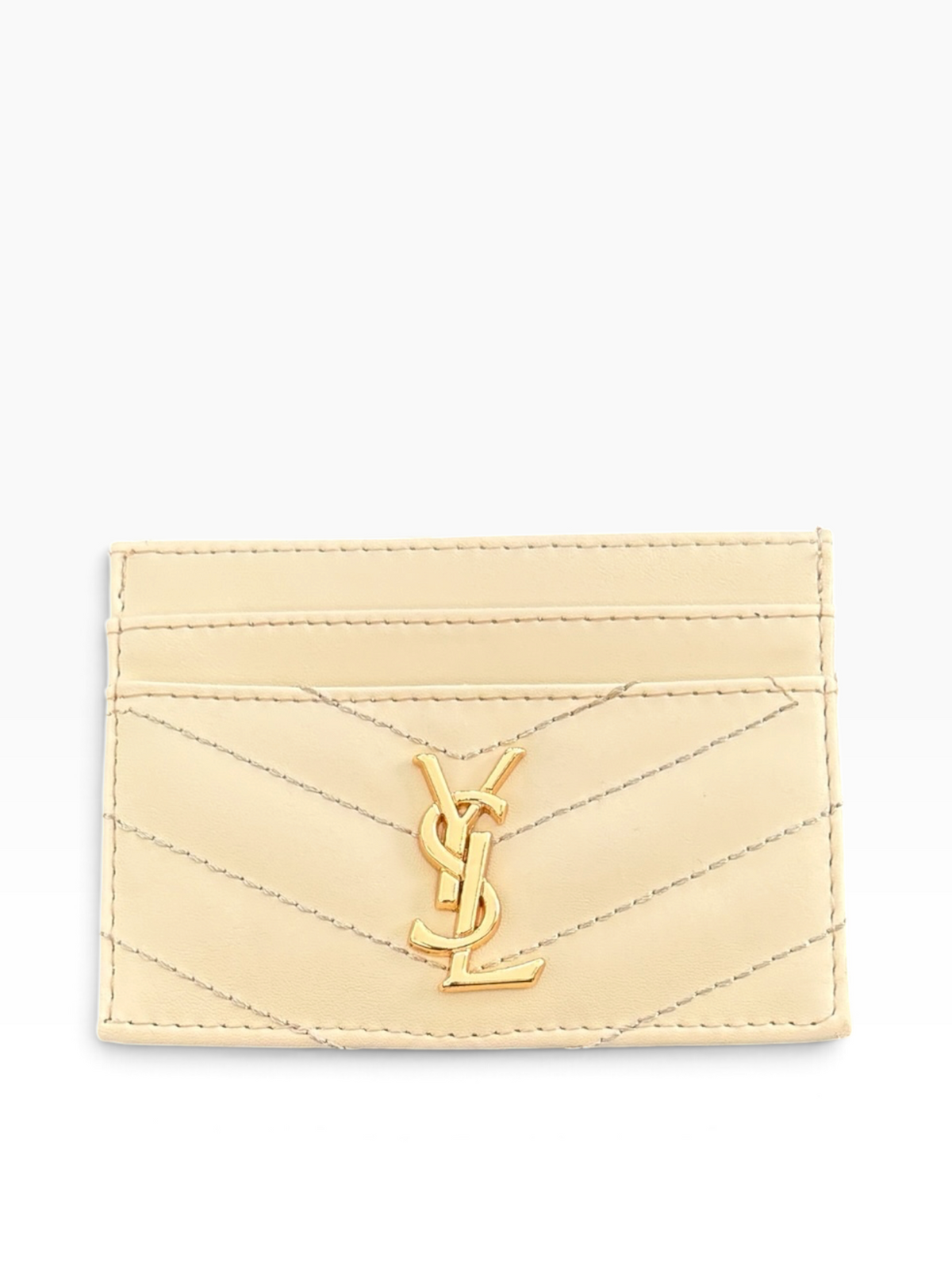 YSL - Cream Cardholder