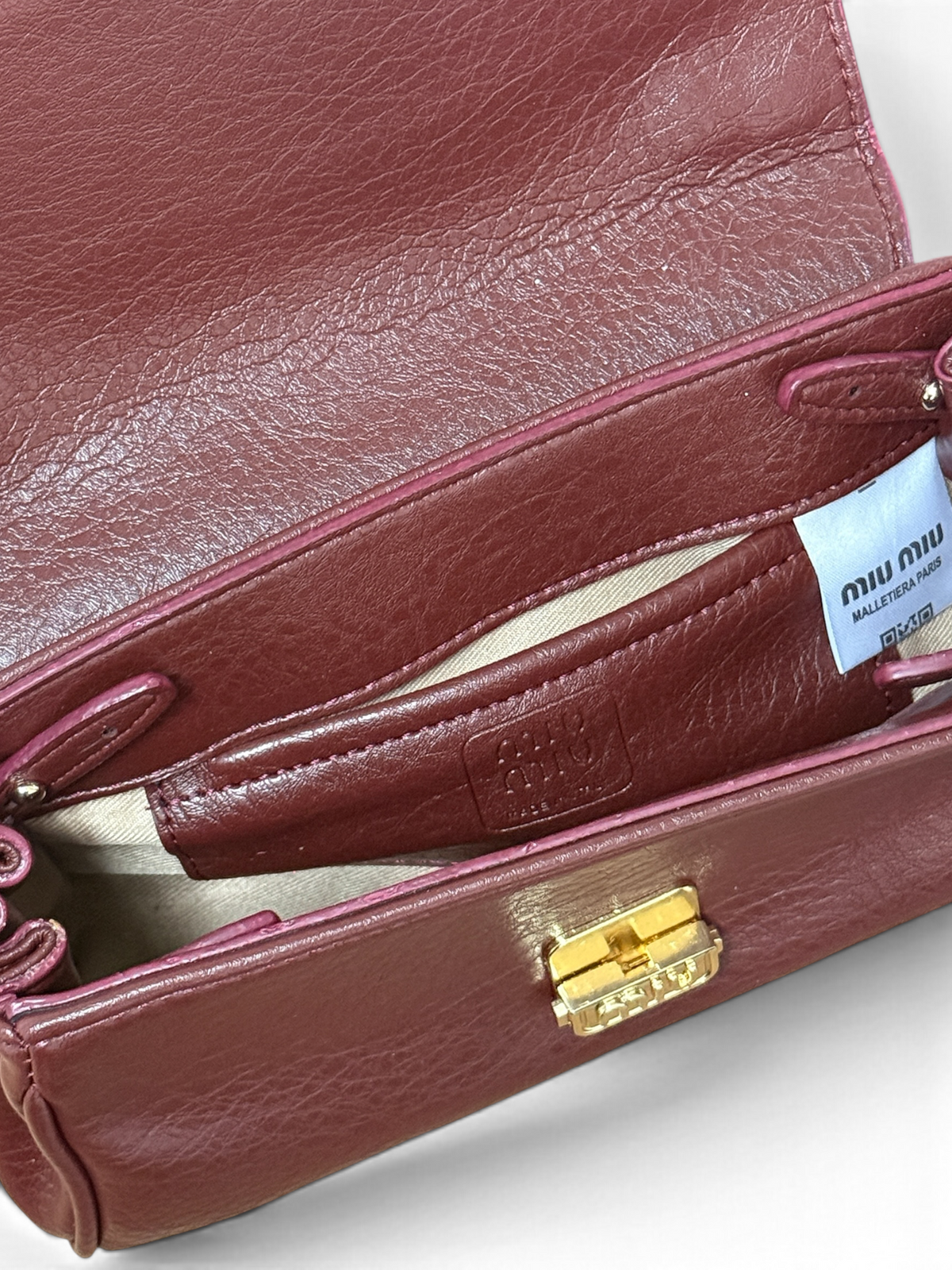 Miu Miu - Shoulder Bag Burgundy
