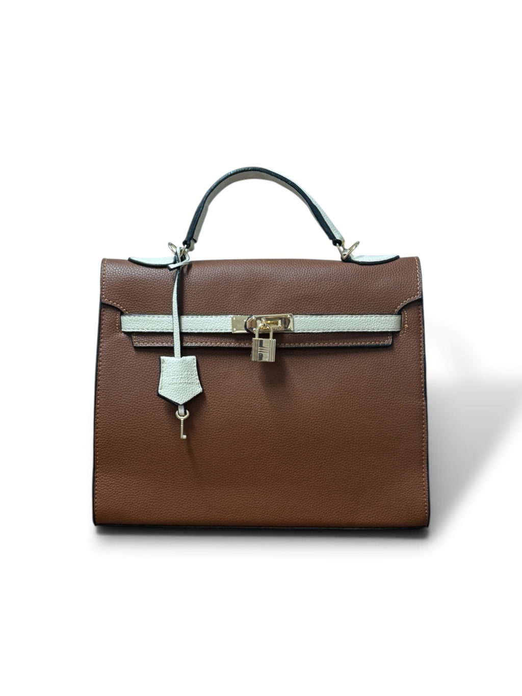 Hermes - Kelly 28 Brown/White