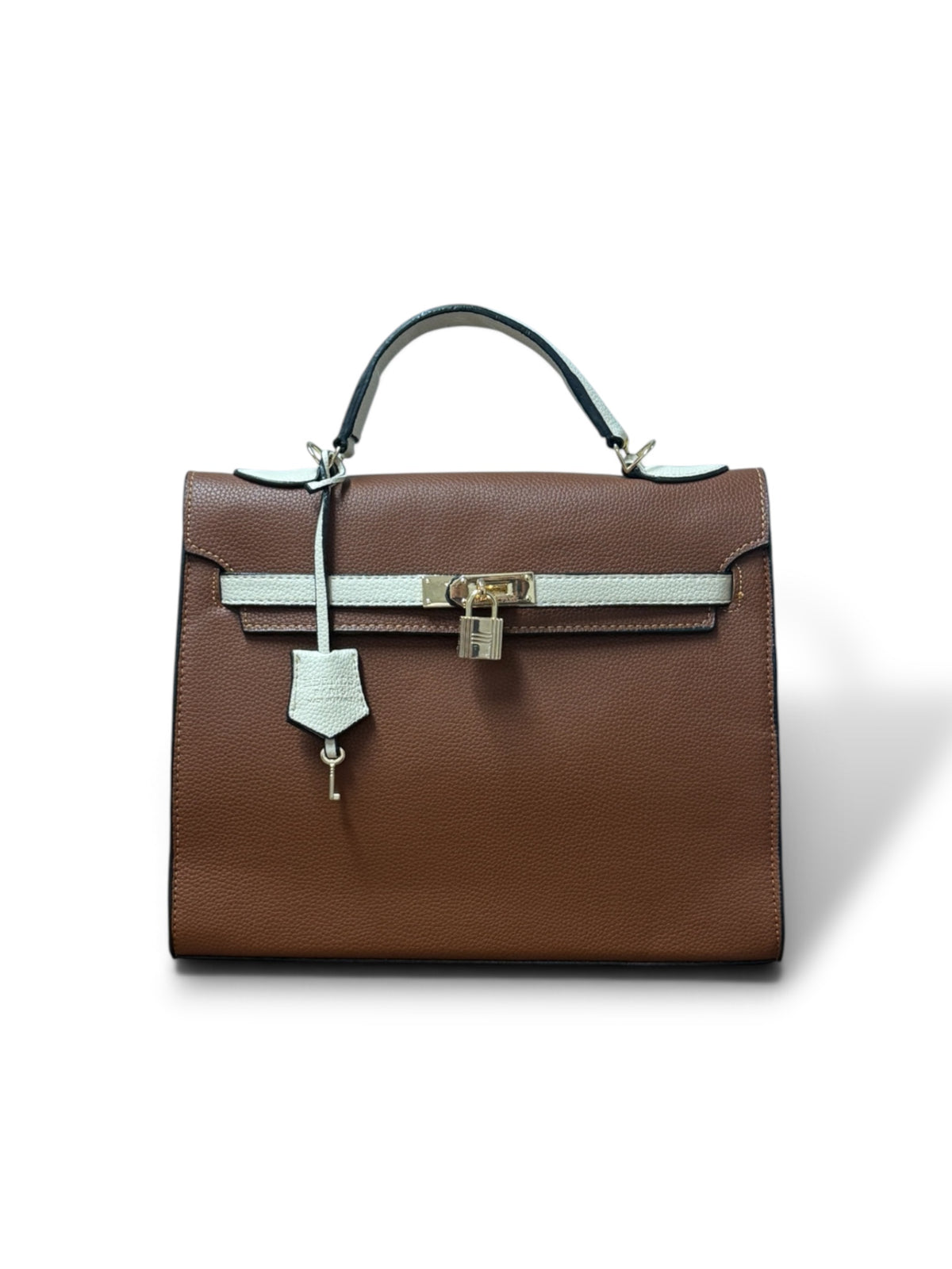 Hermes - Kelly 28 Brown/White