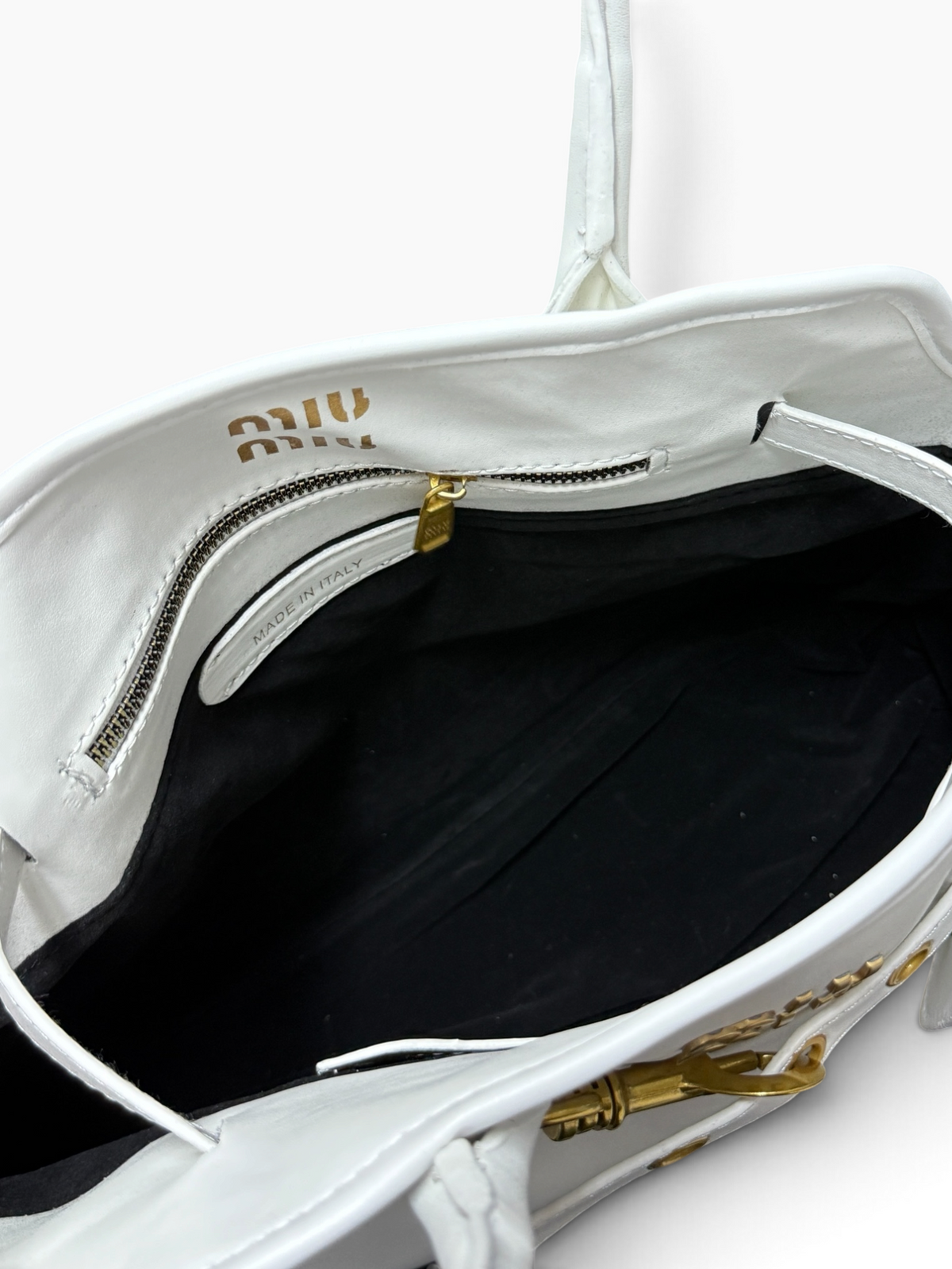 Miu Miu - Aventure Nappa Large White