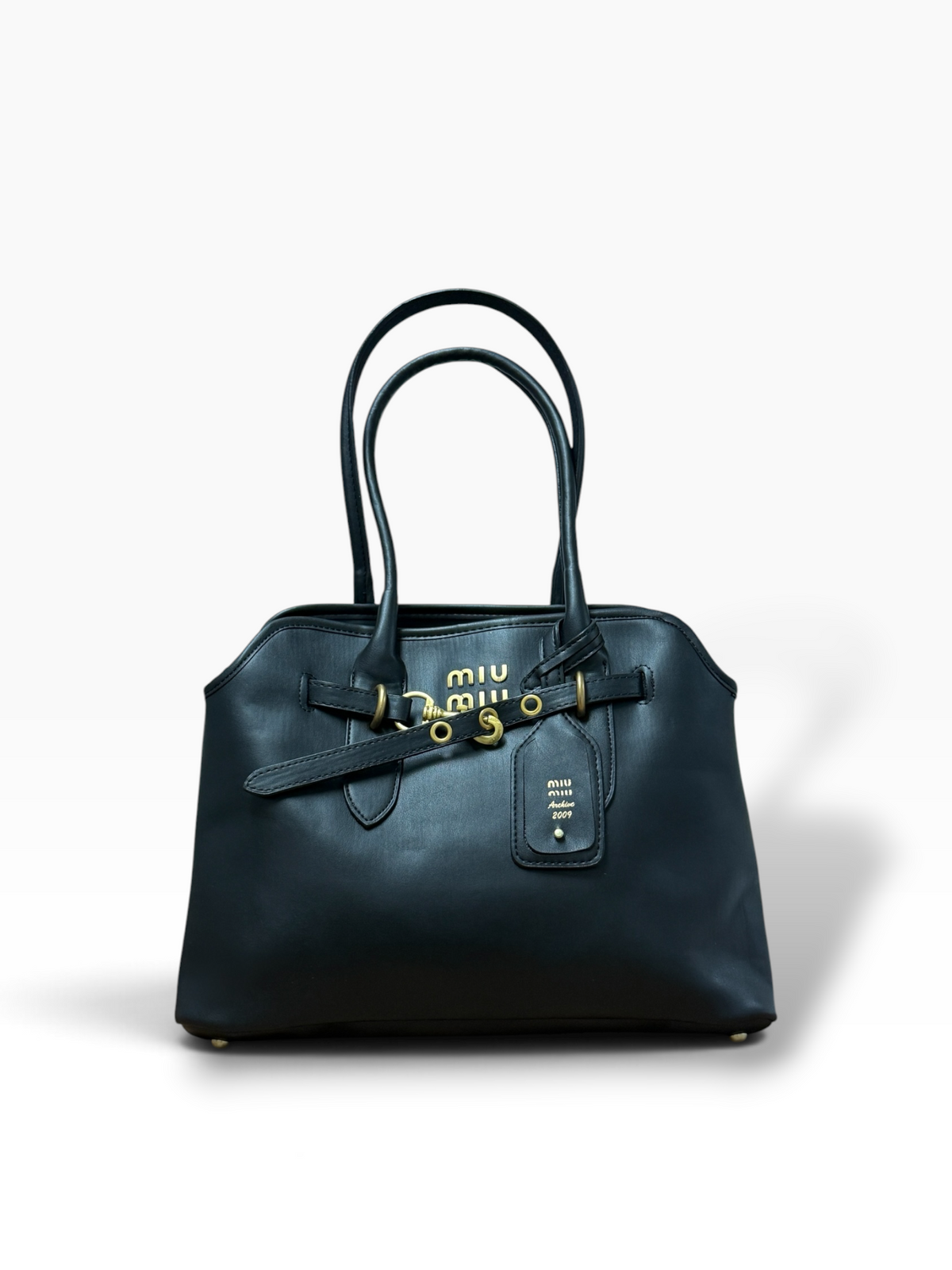 Miu Miu - Aventure Nappa Large Black